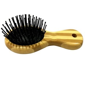 Special Design for Health Scalp Massage Oval Bamboo Wooden Bristle Hair Brush