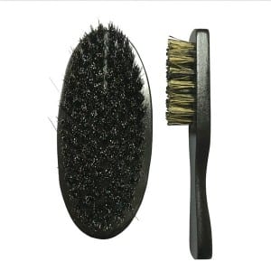 factory hot sale paddle oval wooden hair brush set