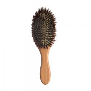 Best quality boar bristle detangling hair anti static plastic hair brush