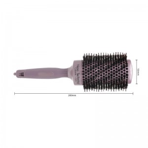 Professional Plastic Handle Nylon Salon Hairdressing Ionic Ceramic Aluminium Tube Round Hair Brush Short Description: