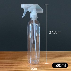 Amazon top seller 2019 150ml 250ml 500ml plastic water pet spray bottle with spray cap