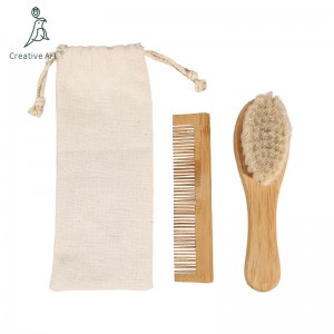 Wool Hair Brush And Comb Set – OB618