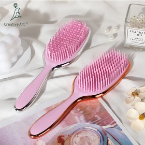 Electroplate Nylon Bristle Tangle Teezer Hair Brush – DB121