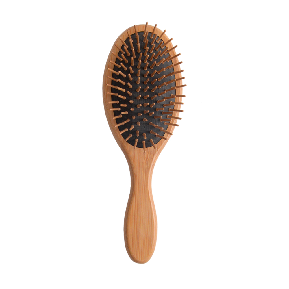 Health massage hair care cushion comb bamboo board handle hair brush Featured Image