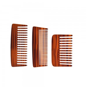 Unbreakable Pocket Comb – All Fine Toothed Pocket Combs for Facial Hair Grooming. Hand-Made of Quality Cellulose Acetate, Saw-Cut & Hand Polished