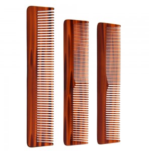 Unbreakable Pocket Comb – All Fine Toothed Pocket Combs for Facial Hair Grooming. Hand-Made of Quality Cellulose Acetate, Saw-Cut & Hand Polished