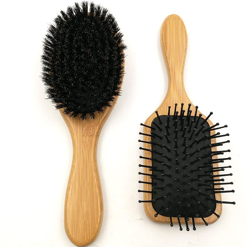 Factory supply custom wooden handle professional bamboo hairbrush Featured Image