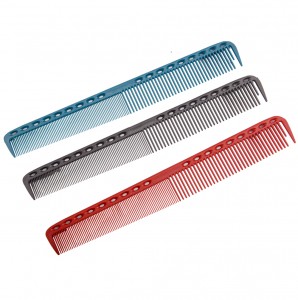 Anti static comb salon hair straighten tools carbon fiber hair comb