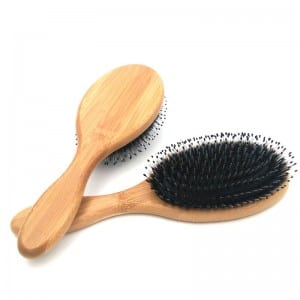 Nature Bamboo Handle Bristle Hair Brush – AB259