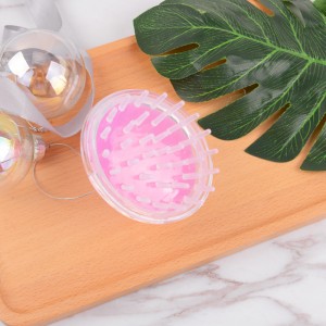 Amazon shampoo brush helder roze shampoo borstel voor wiete en droech