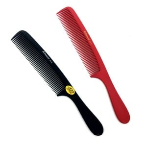 Factory price home use heat resistant carbon fiber barber comb