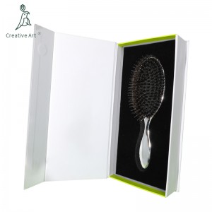 Electroplating Air Cushion Hair Brush With Boar Bristle – AB201