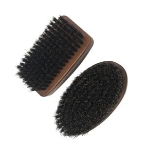 beard care brush boar bristle wooden hair brush