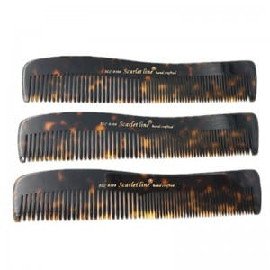 Anti-Static cellulose acetate handmade moustache pocket comb