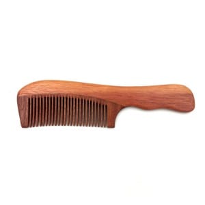 Custom good wide tooth wooden hair comb