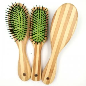 Wood Bamboo Pins Detangling Paddle Hair Brush – AB279
