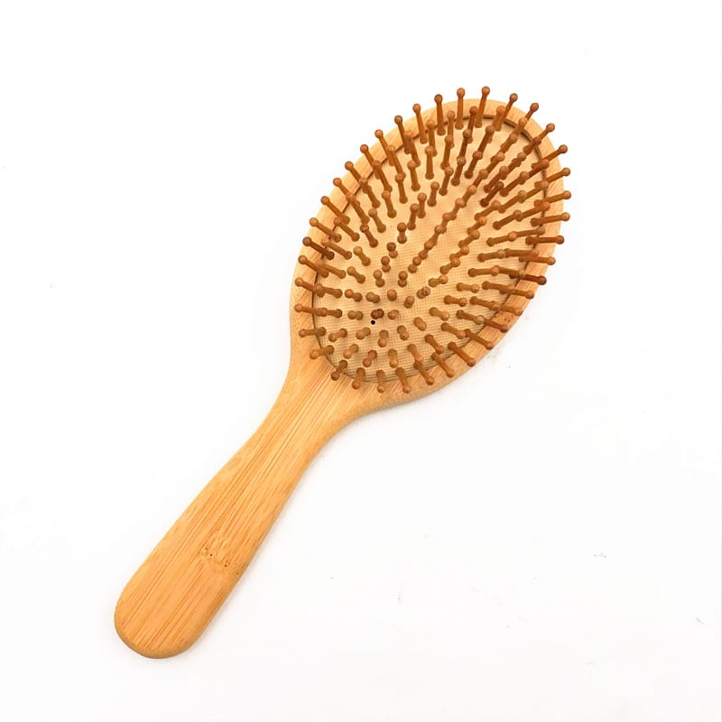 Hot sales eco friendly private label bamboo detangling paddle hairbrush Featured Image
