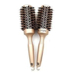 Round Natural Curling Hair Brush – RB319