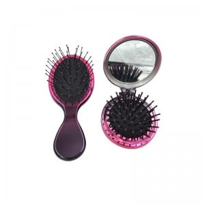 Plastic Hair Brush With Mirror – OB617