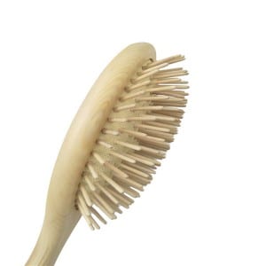 New Arrival China Detangling Bamboo Tooth Bristle Custom Wooden Hair Brush Magic Hair Brush