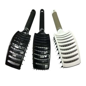 Factory Directly supply 360 Curve Wave 100% Boar Bristle Hair Brush Custom Logo Beard Brush