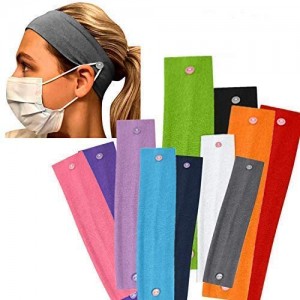 Button Headband Ear Protection Holder -Protect Your Ears With Headband Multifunctional Hair Band Hair Hoop Friends Gifts