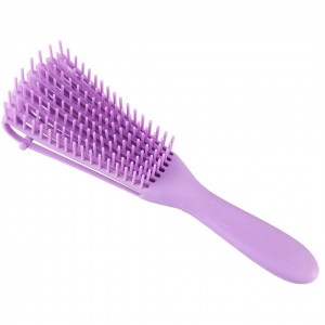 Purple Detangling Brush for Natural Black Hair Detangler for Afro America Textured 3a to 4c Kinky Curly Wavy Eliminate Knots