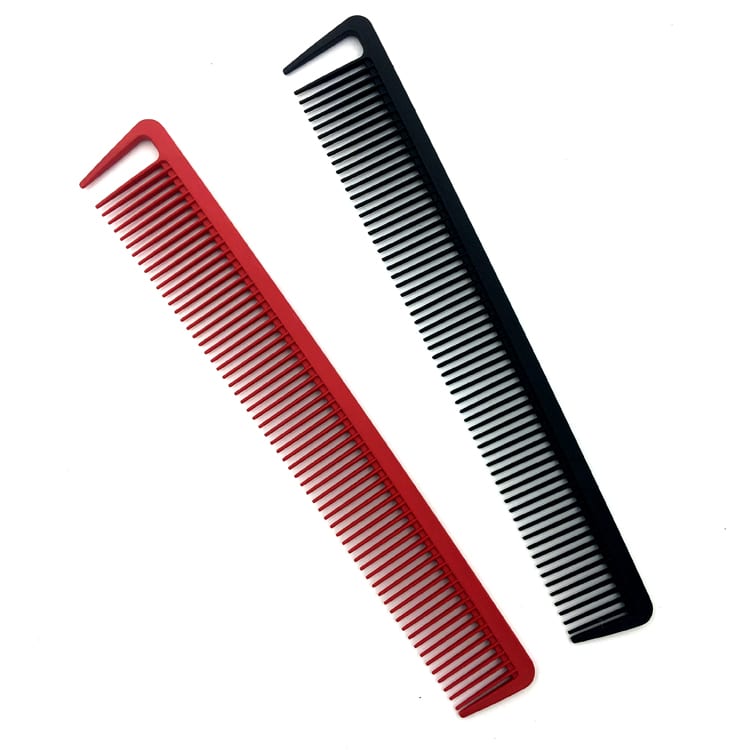 Lacquered Tinplate Metal Lice Comb -
 Professional salon use Anti-static comb Carbon fiber hair comb – QiLin