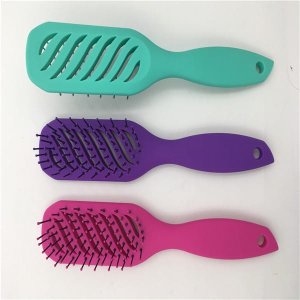 China Manufacturer for Flexible Design Colorful Bling Wet And Dry Abs Plastic Smooth Detangling Brush Hair Brush For Tangle Hair Featured Image
