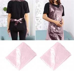Disposable 60x98cm PE Apron Suitable for Adults Unisex Cooking Sanitary Cleaning Home Outdoor Camping 3 Colors