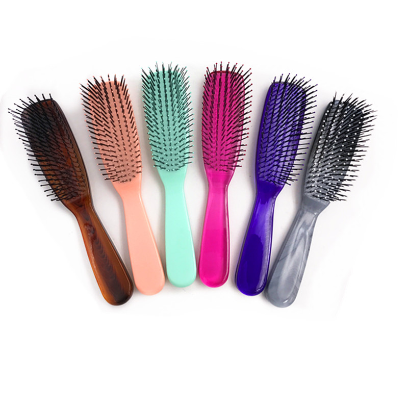 Salon Styling Magic Handle Tangle Plastic Detangle Hair brush Featured Image