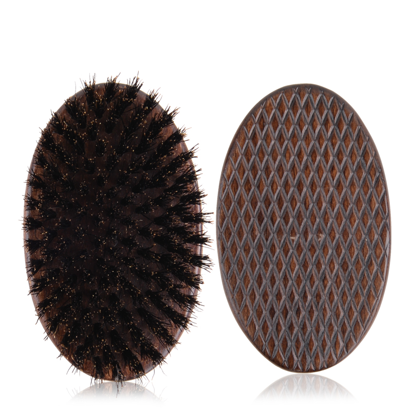 Matt Prepainted Galvalume Steel Bling Hair Brush -
 Wooden Paddle Wave Brush – WB504 – QiLin