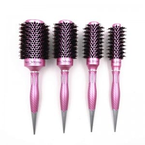 Hairdressing Salon Straight Hair Roll Comb,rolling hair brush ionic hair salon brush