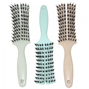 New Customized logo good quality eco friendly handle soft flexible tooth detangling hair brush vent hair brush manufacturer