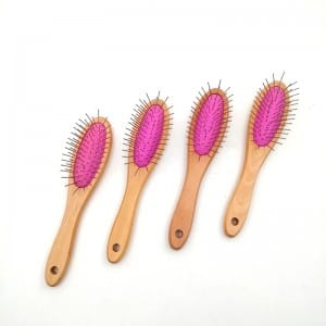 Hair brush supplier of massage metal pins hair brush