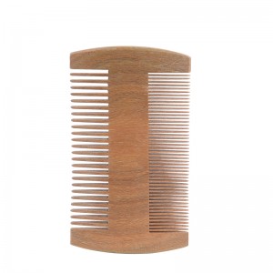 Handmade sandalwood Anti-Static Pocket Comb Beard and Mustache Comb