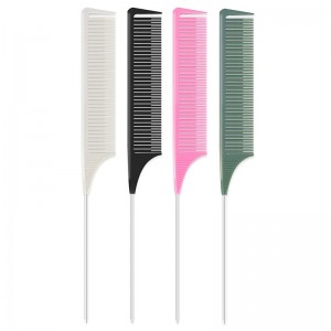 salon dyeing rat tail vellen hair comb for highlights