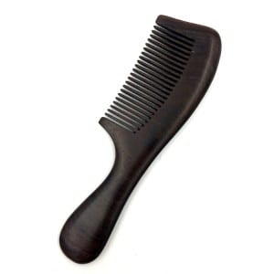 Wholesale Price Bluezoo Plastic Big Wide Tooth Comb Straight Handle