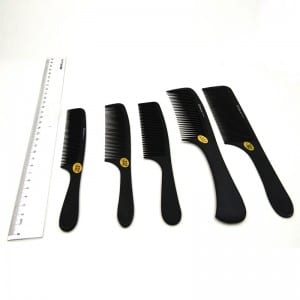 Professional barber use fiber carbon comb set