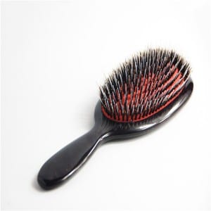 Boar bristle mix nylon cushion board plastic hair brush