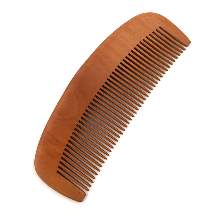 Corrugated Color Coated Steel Sheet Stainless Steel Comb -
 Eco friendly compact wide tooth detangling comb FSC wooden hair comb – QiLin