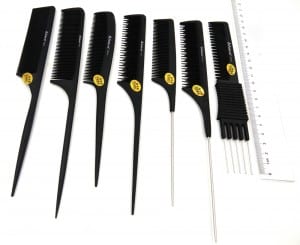 Cheapest Factory Salon Plastic Haircut Rat Tail Comb For Hairdressing Barber Hair Styling Tools