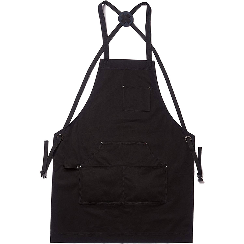 Professional Grade Chef Apron for Kitchen, BBQ, and Grill (Black) with Towel Loop ,Tool Pockets and Quick Release Buckle Featured Image