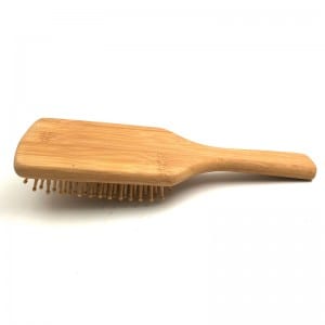 Natural Bamboo Paddle Wooden Massage Hair Brush – AB263