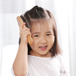 Wholesale 2020 mini kids comb brush private label bamboo hair brush set