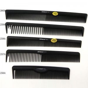 Professional barber use fiber carbon comb set