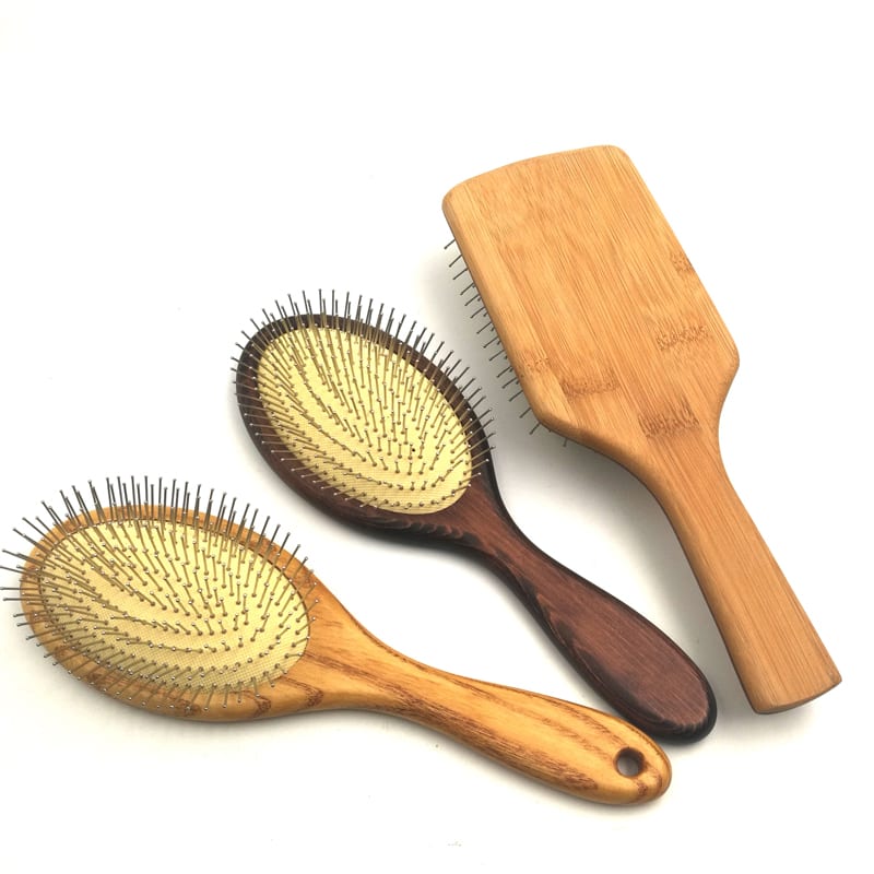 Professional hair brush factory Eco-Friendly cheap hair brush with metal pins Featured Image