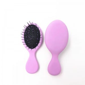 Plastic Paddle Mini massage Hair Brush – Pink – AB244