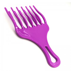 Plastic long tooth lice afro hair combs for African American