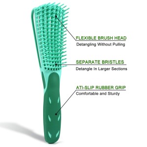Detangling Vent Hair Brush – Green – VB408